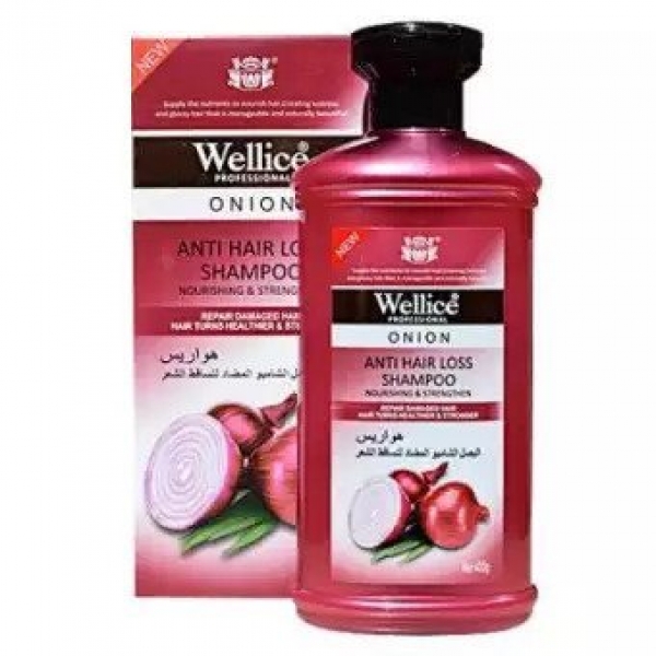 Wellice onion  shampoo 400 ml